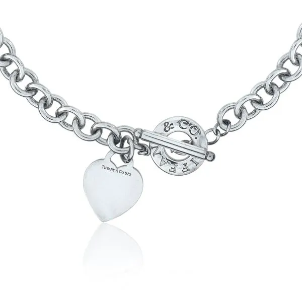 Tiffany and co deals necklace sterling silver